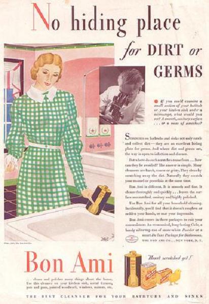 Bon Ami advertisement.